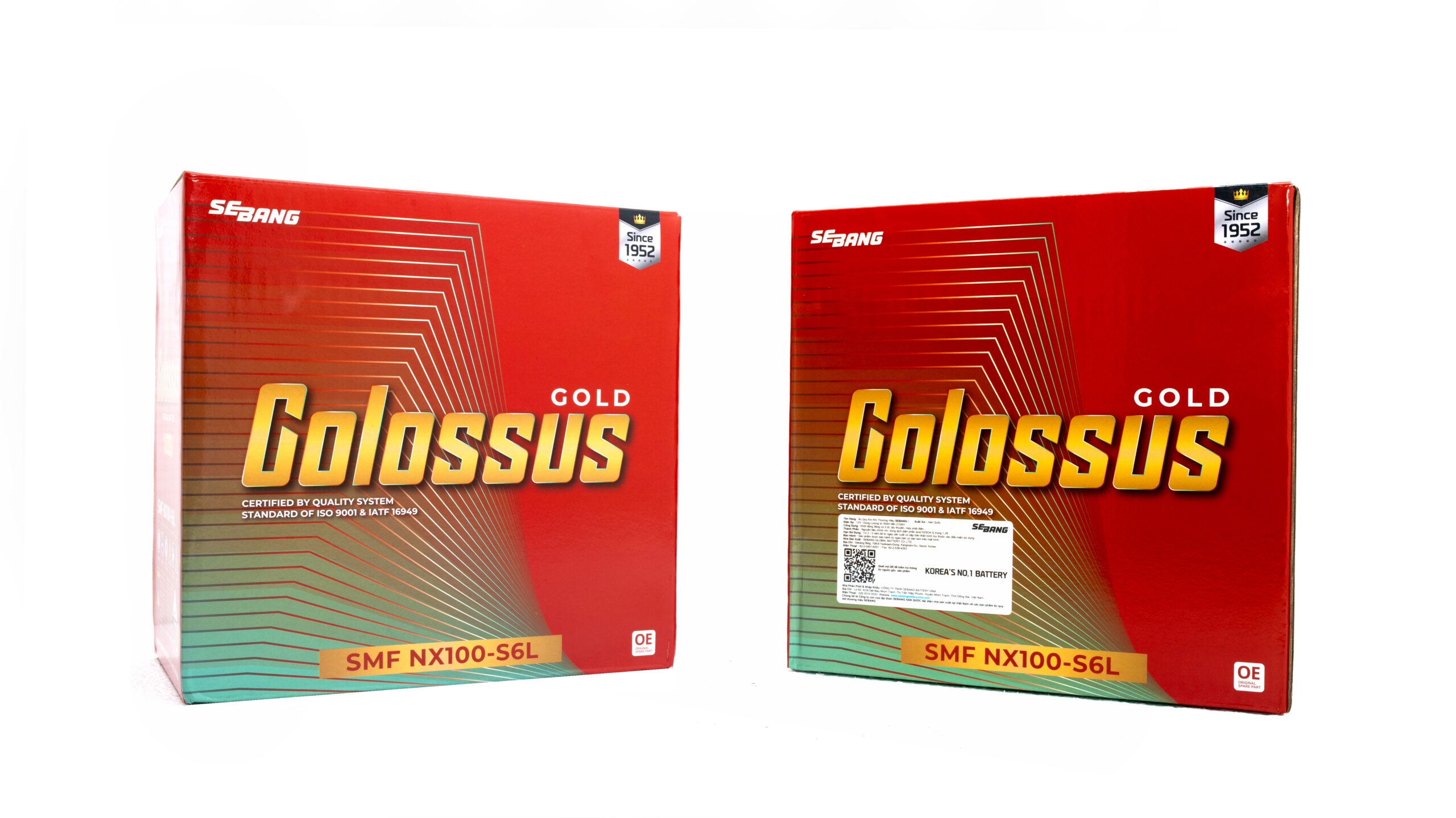 BÌNH ẮC QUY COLOSSUS SMF NX100-S6L (45AH)