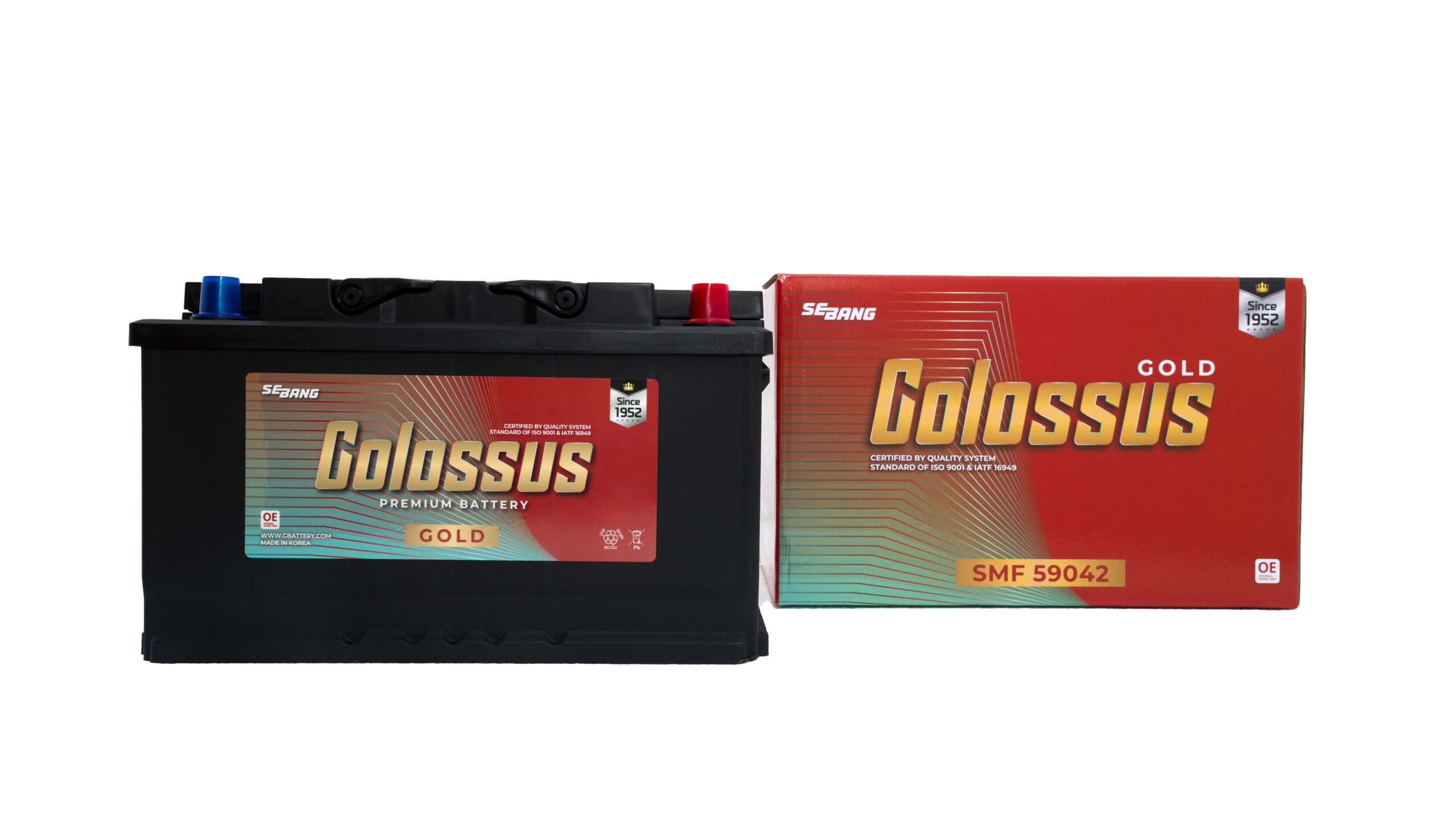 BÌNH ẮC QUY COLOSSUS SMF 59042 (DIN 90AH - L)