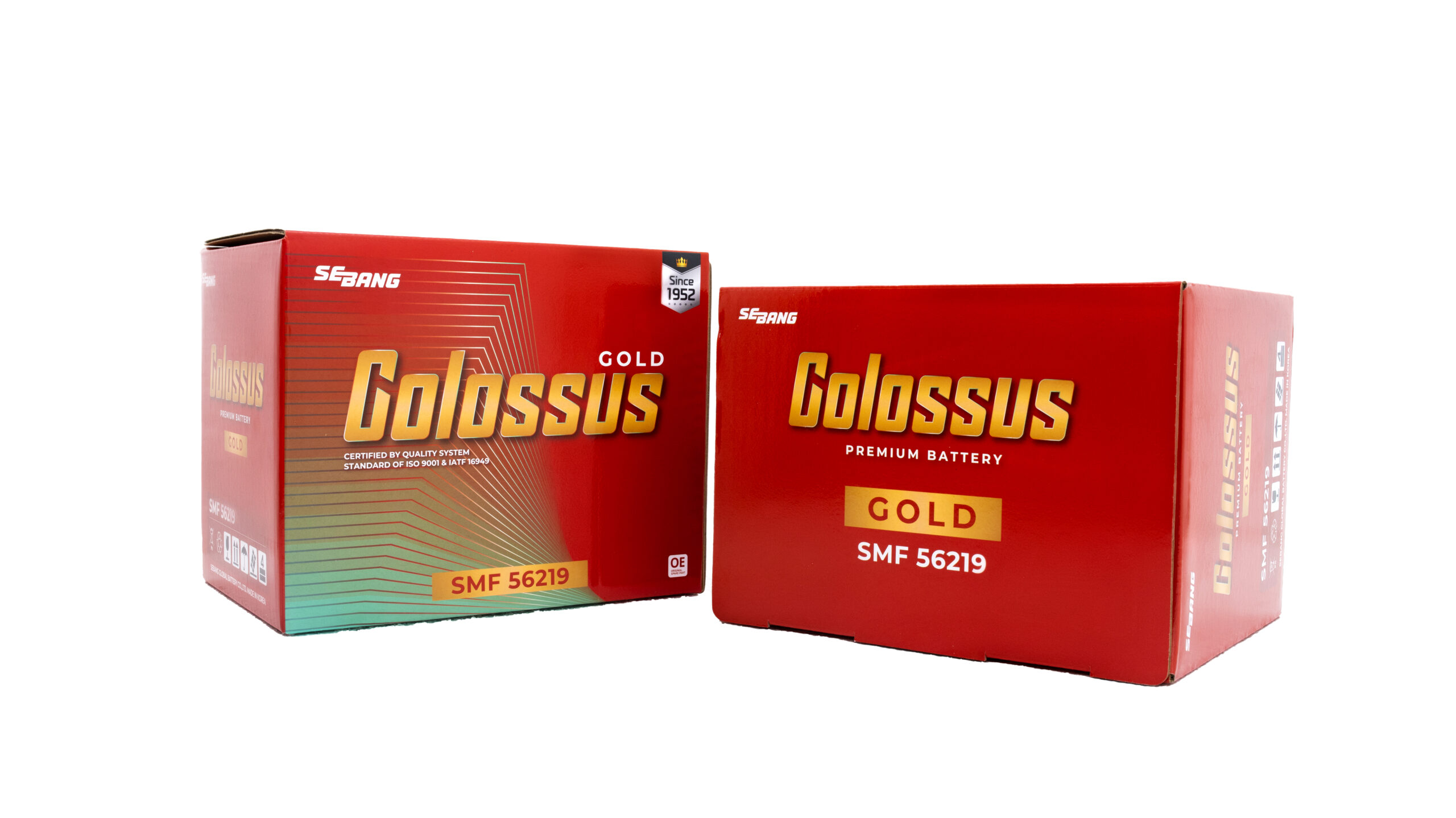 BÌNH ẮC QUY COLOSSUS SMF 56219 (DIN 62AH - L)
