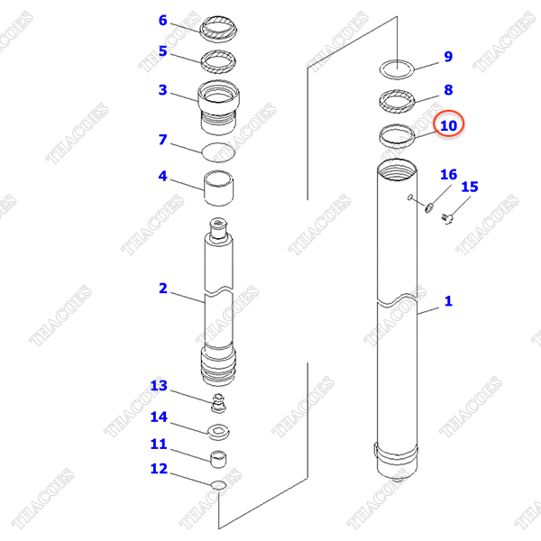 (3m-3,7m) Bạc dẫn hướng 30B-63-11190