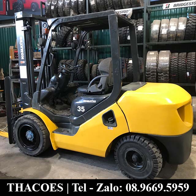 Xe nâng dầu Komatsu 3,5 tấn Nhật Cũ