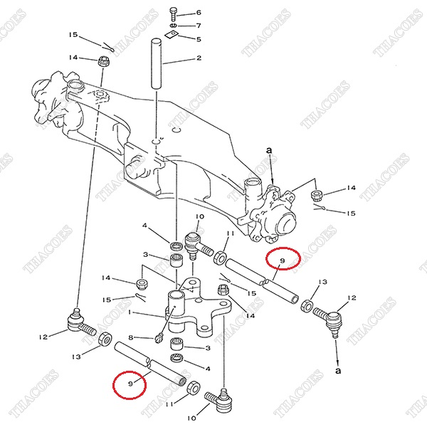 (GB) Thanh nối rotuyn lái 3EB-24-21250