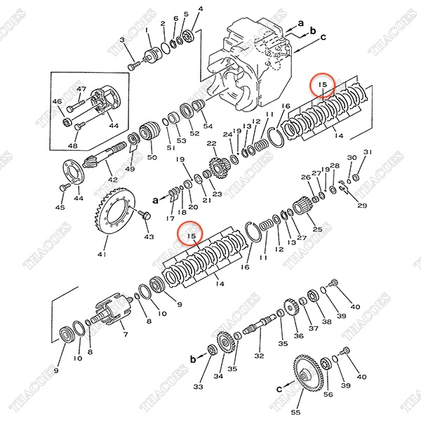 Đĩa thép hộp số 3EA-15-11180