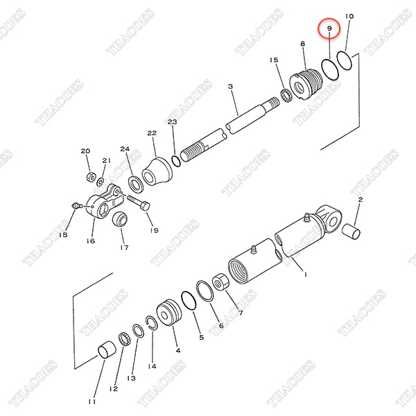 Vòng đệm oring 07000-02070; 07000-12070 (kit)