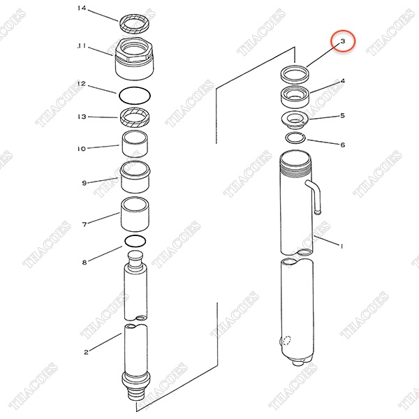 Căn đệm 548-61-11190 (Kit) (2T2L)