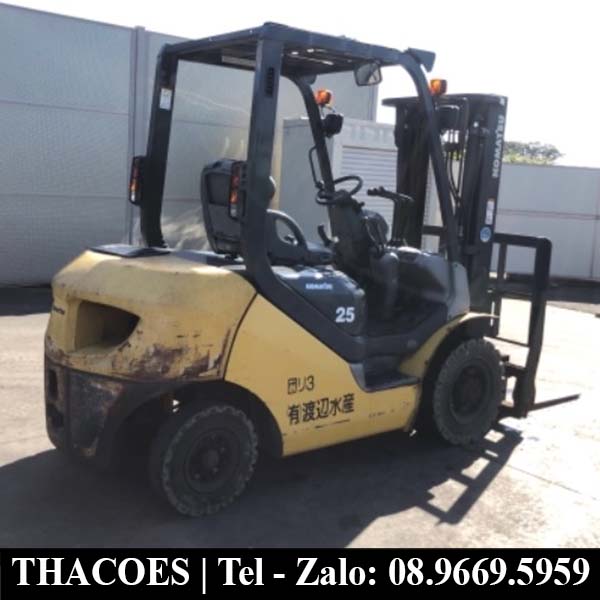 Xe nâng dầu Komatsu 2,5 Cũ FD25C-17 Siêu Rẻ