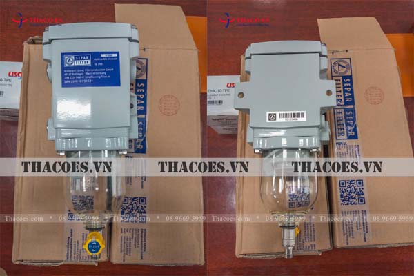 LỌC TÁCH NƯỚC SEPAR FILTER SWK2000/18/MK | THÂN NHÔM | 18L/PHÚT