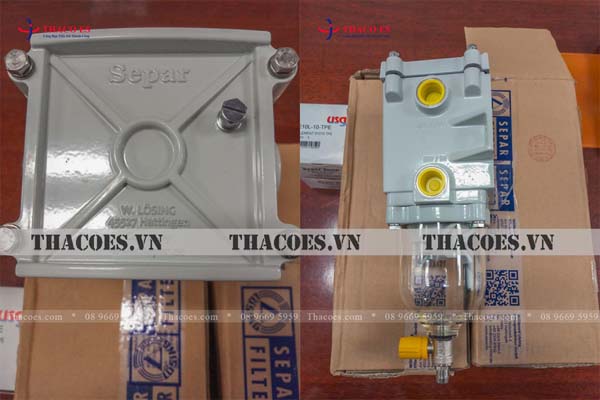 LỌC TÁCH NƯỚC SEPAR FILTER SWK2000/5 (THÂN NHÔM, 5L/PH)