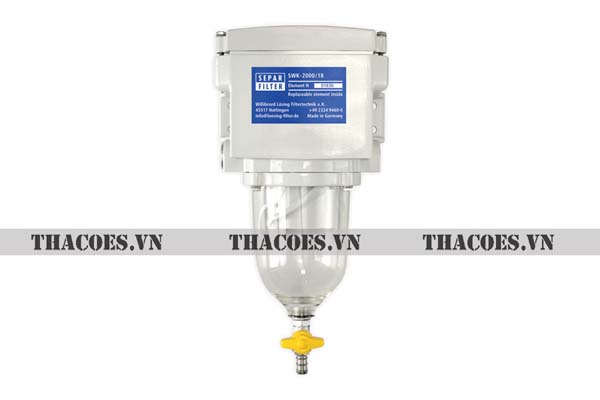 LỌC TÁCH NƯỚC SEPAR FILTER SWK2000/18/MK | THÂN NHÔM | 18L/PHÚT