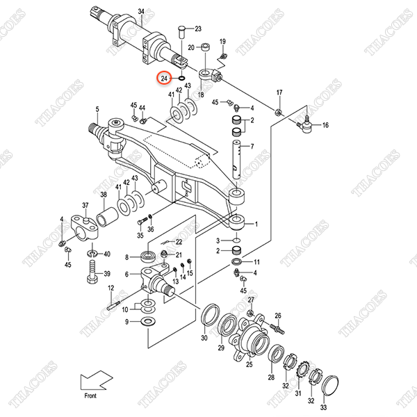 (OBT) Phe hãm chốt nối 02100-00025