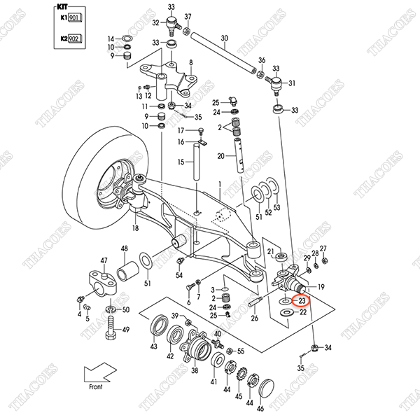(GB) (K2 902) Căn đệm 22614-30280 (4 cái)