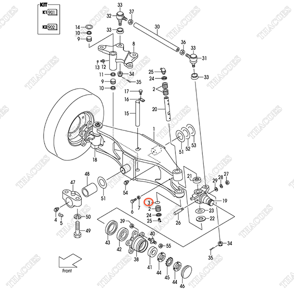 (GB) (K2 902) Vòng đệm oring 228A4-32081 (2 cái)