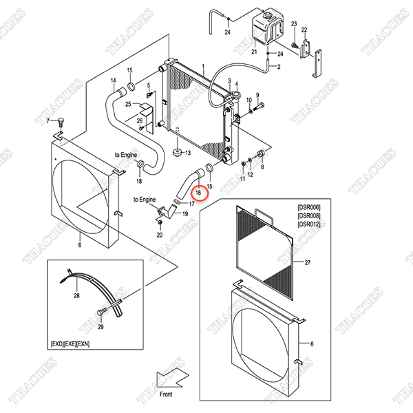 Ống nước dưới 243L2-12042