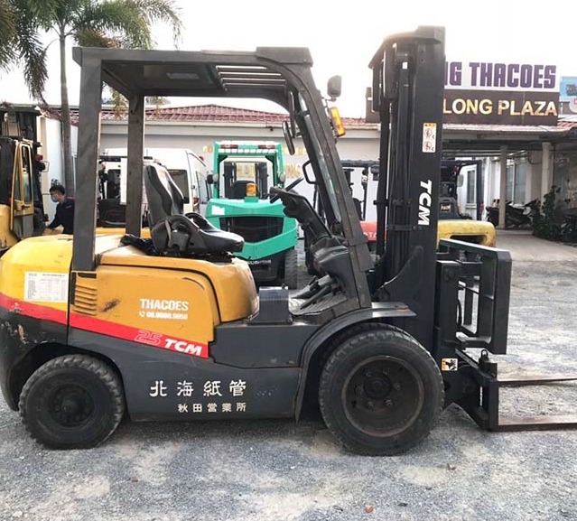 Xe nâng dầu TCM 2.5 tấn Nhật Cũ