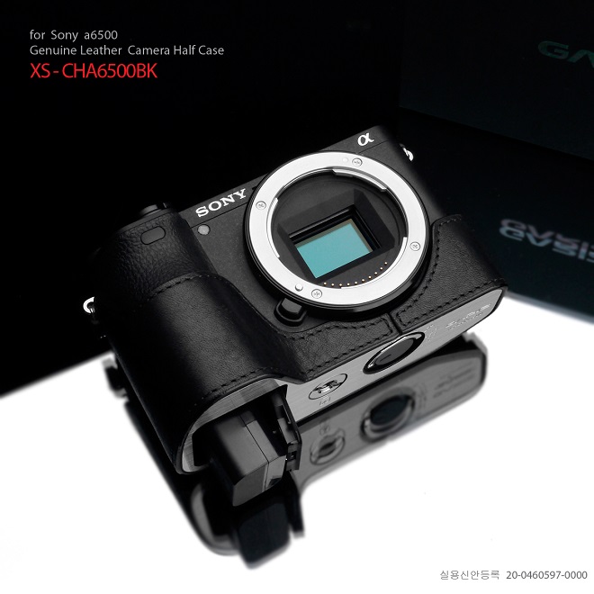 Case Gariz Sony A6500- Đen/Nâu/Cam