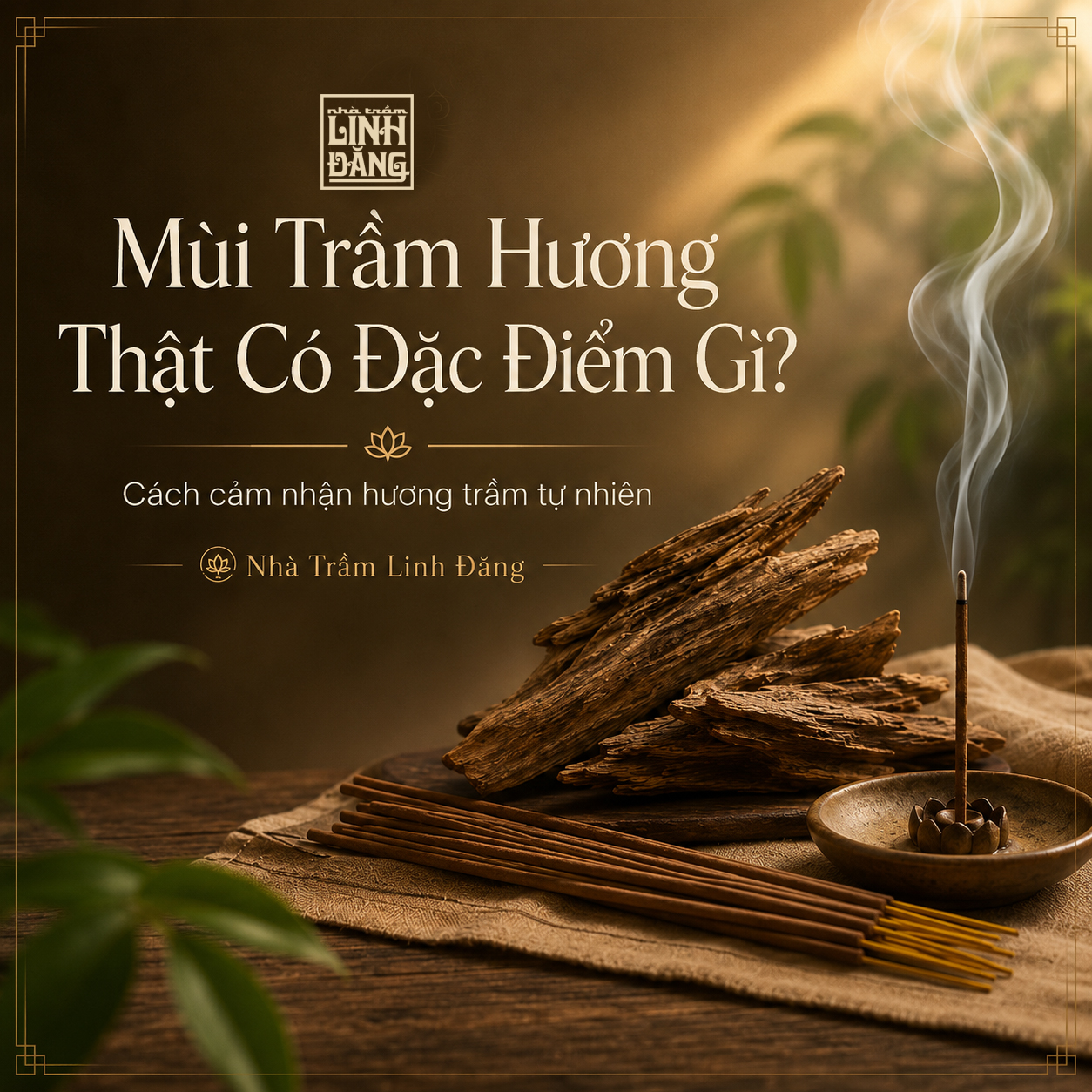 Mùi Trầm Hương Thật Như Thế Nào? Cách Cảm Nhận Hương Trầm Tự Nhiên