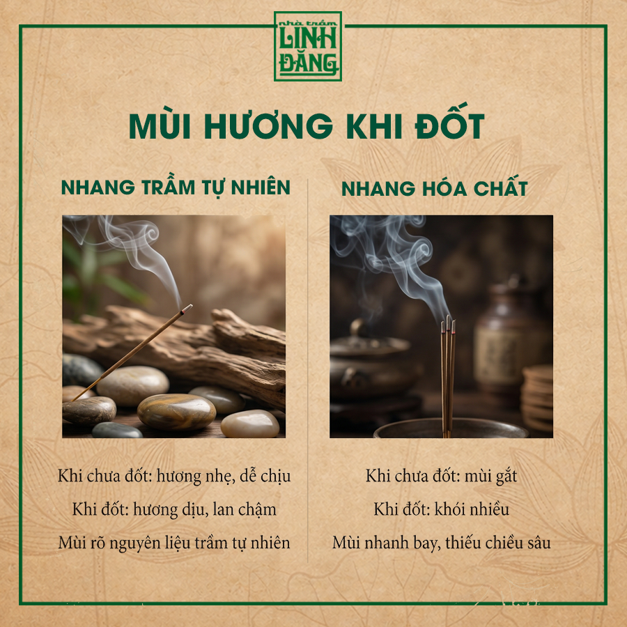 Nụ Trầm Hương Linh Đăng – Trầm Tự Nhiên Không Hóa Chất, Khói Nhẹ, Dùng Thiền & Xông Nhà