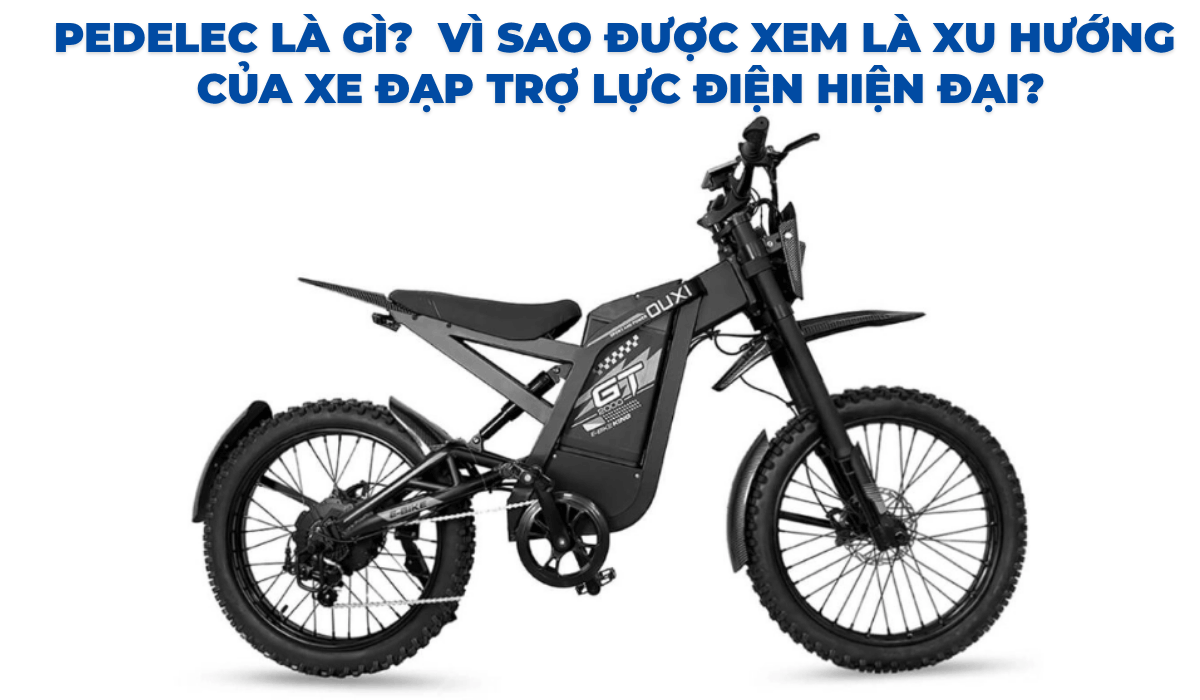 Pedelec là gì? Vì sao được xem là xu hướng của xe đạp trợ lực điện hiện đại?