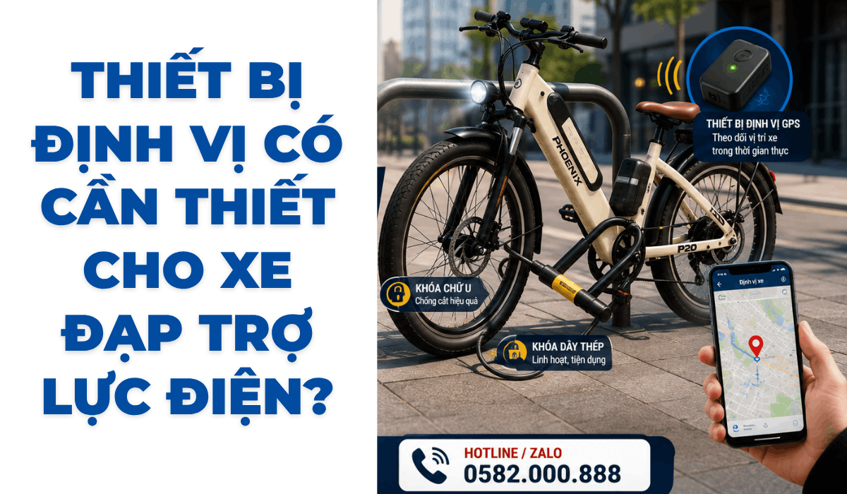 Thiết bị định vị có cần thiết cho xe đạp trợ lực điện?