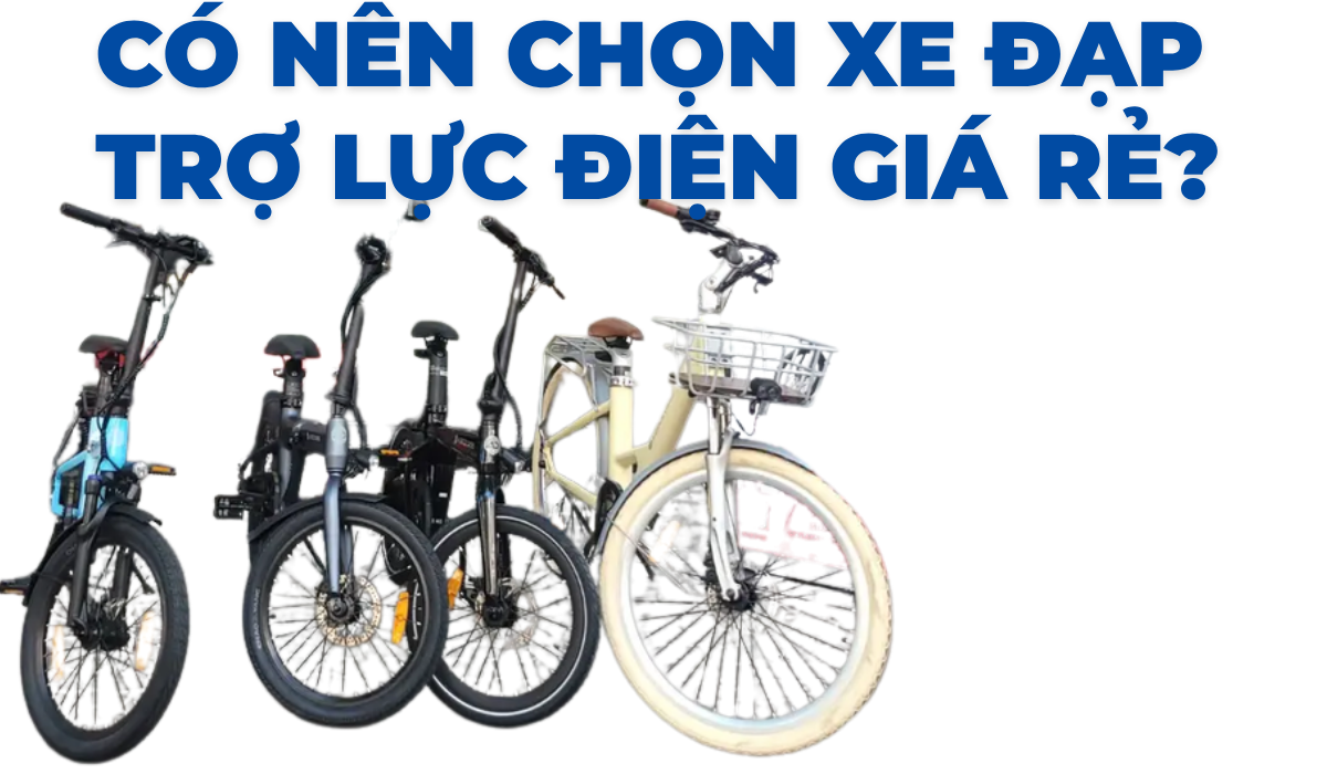 Có nên chọn xe đạp trợ lực điện giá rẻ?