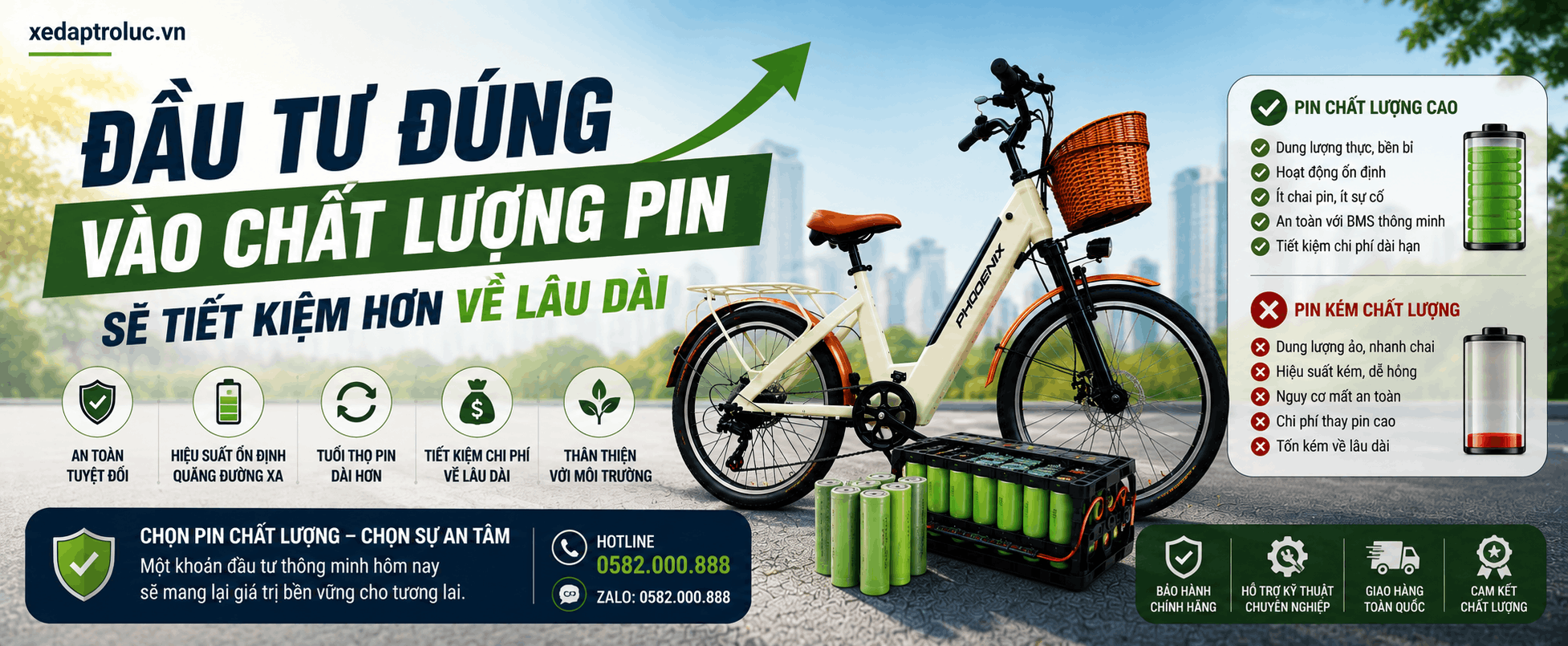 Làm sao để chọn được xe sử dụng pin chất lượng?