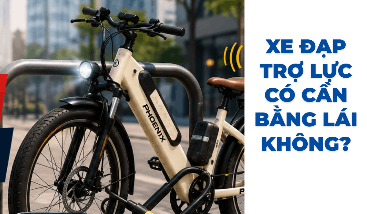 Xe đạp trợ lực có cần bằng lái không?