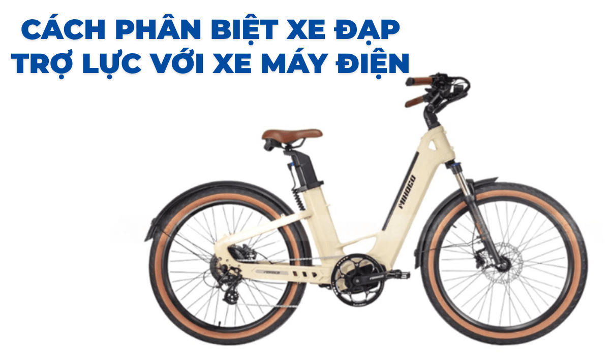 Cách phân biệt xe đạp trợ lực với xe máy điện