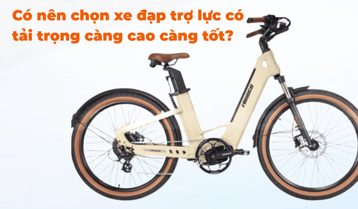 Có nên chọn xe đạp trợ lực có tải trọng càng cao càng tốt?