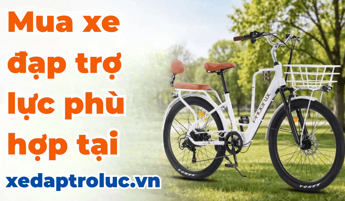 Mua xe đạp trợ lực phù hợp tại xedaptroluc.vn