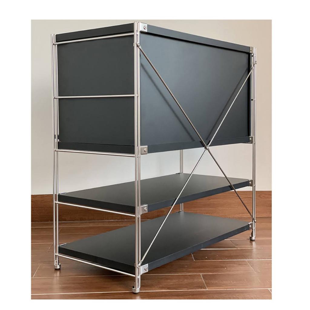 Tủ Lưu Trữ Đa Năng+Kệ Để Đồ Thông Minh Phong Cách Nhật-Tủ Trưng Bày Tạp Chí màu đen