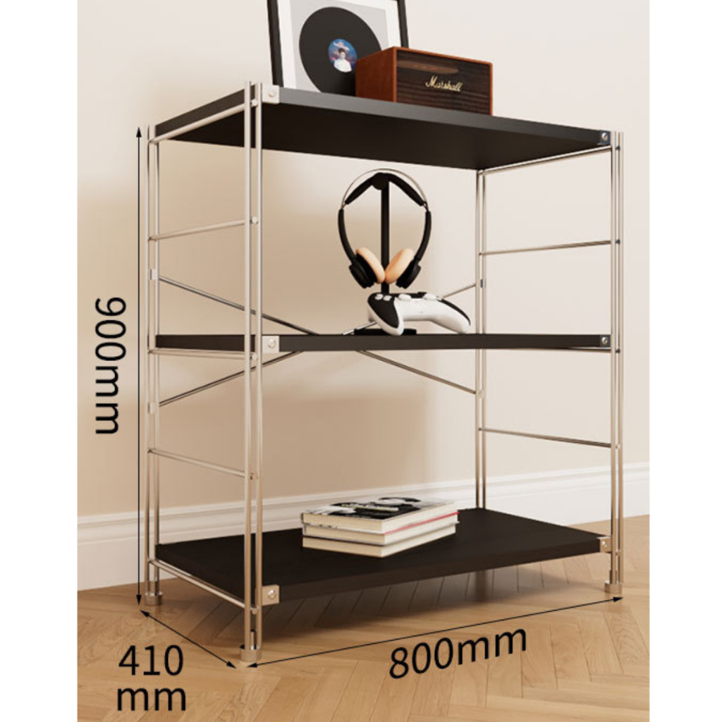 Kệ gỗ 3 TẦNG trang trí lắp ráp, cao cấp