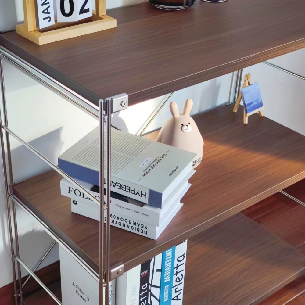 Kệ gỗ 3 TẦNG trang trí lắp ráp, cao cấp