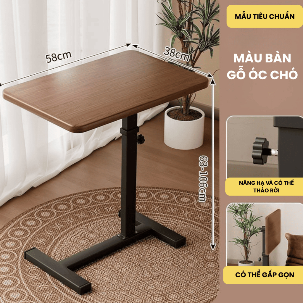 BÀN GẤP GỌN CẠNH GIƯỜNG