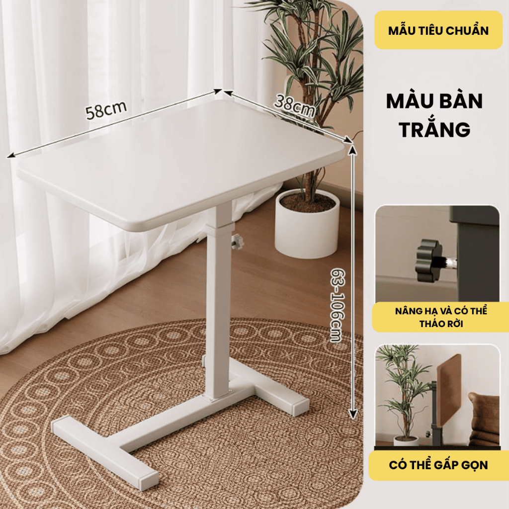 BÀN GẤP GỌN CẠNH GIƯỜNG