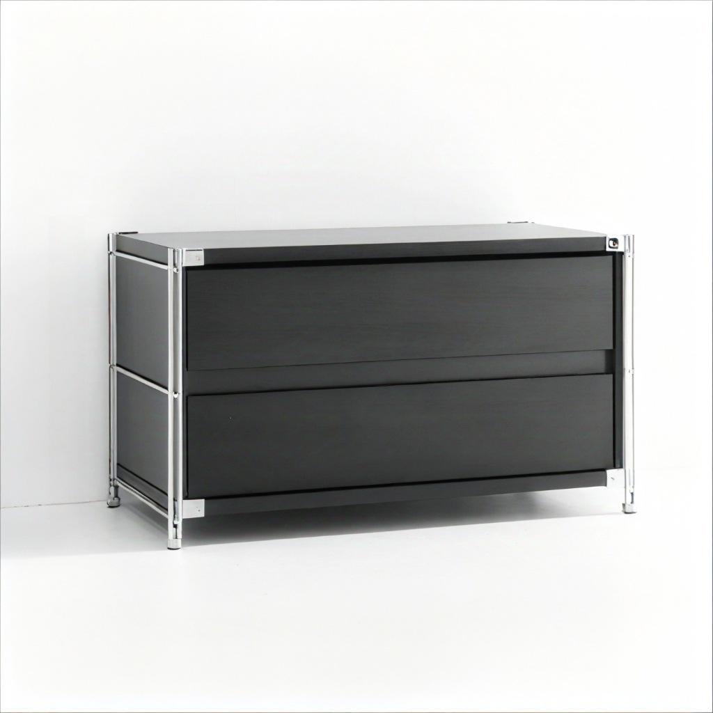 Tủ Lưu Trữ Kéo Đa Năng+Kệ Để Đồ Thông Minh (Black)