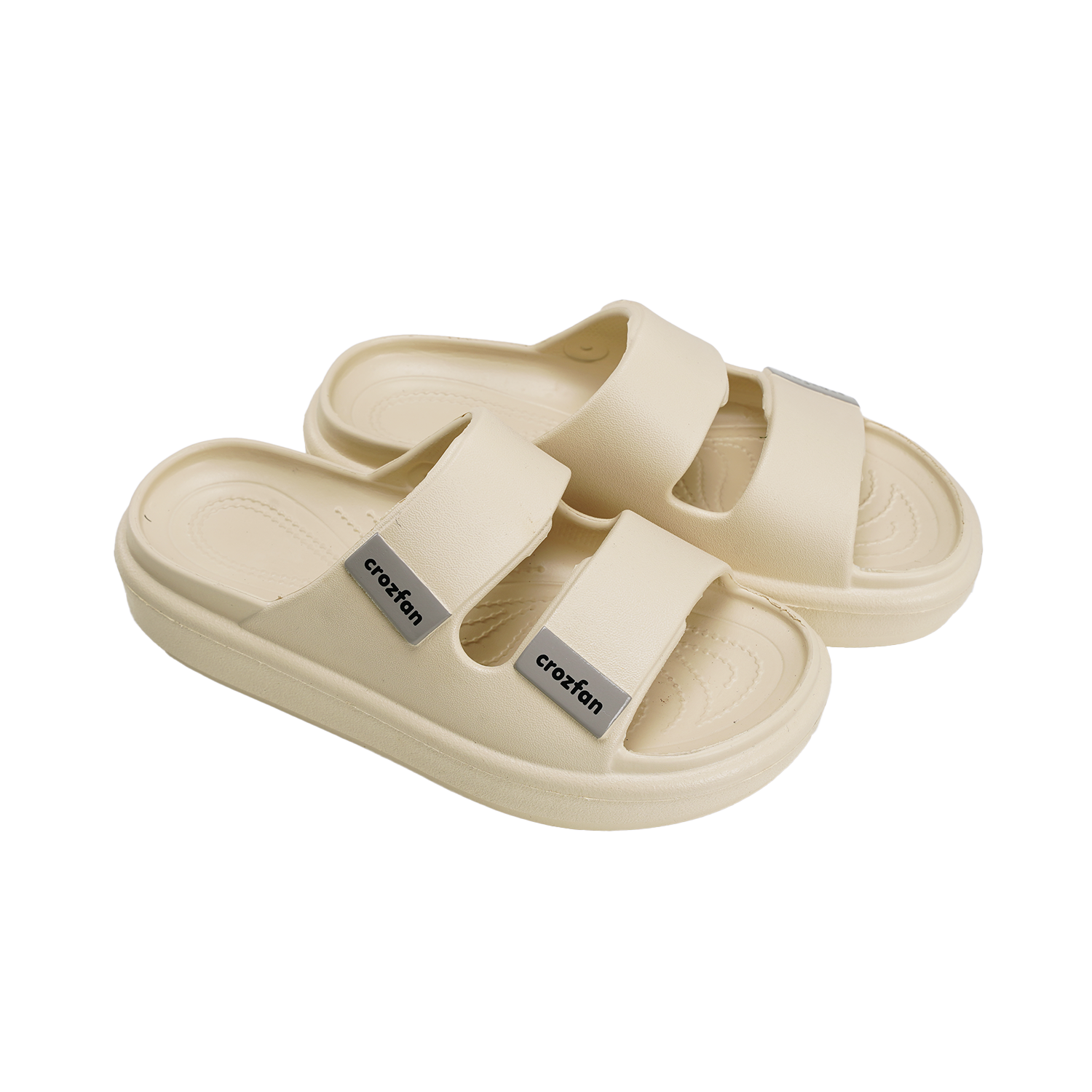 Dép Hai Quai Nữ CROZFAN TT-5-03, Dép Đúc EVA Nguyên Khối Thời Trang, Chống Trơn Trượt Kháng Mùi (Đế 3)