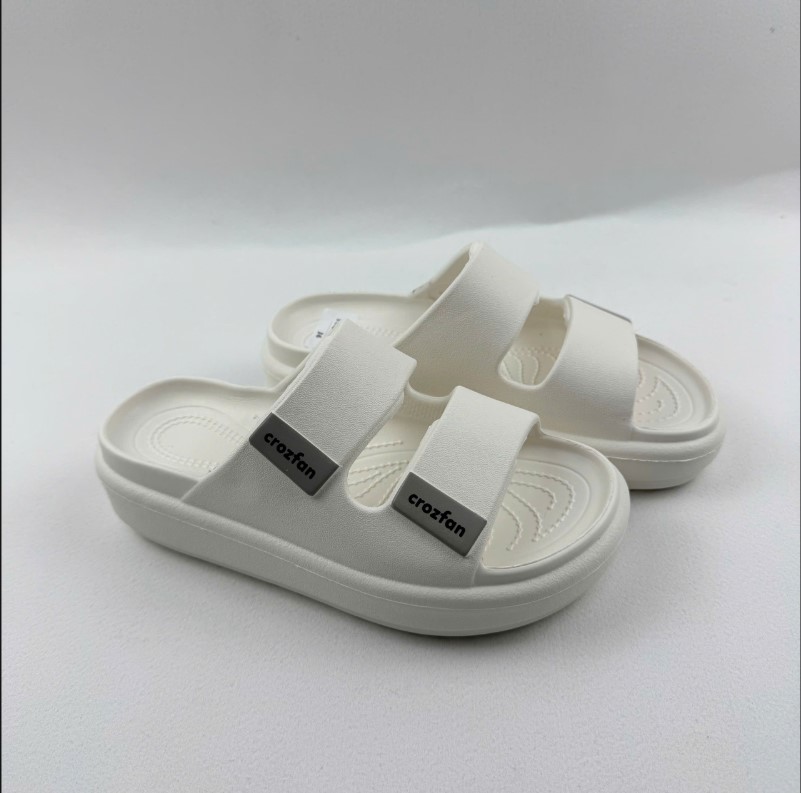 Dép Hai Quai Nữ CROZFAN TT-5-03, Dép Đúc EVA Nguyên Khối Thời Trang, Chống Trơn Trượt Kháng Mùi (Đế 3)