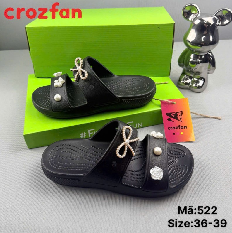 Dép Hai Quai Nữ CROZFAN TT-5-22, Dép Đúc EVA Nguyên Khối Thời Trang, Chống Trơn Trượt Kháng Mùi (Đế 3)