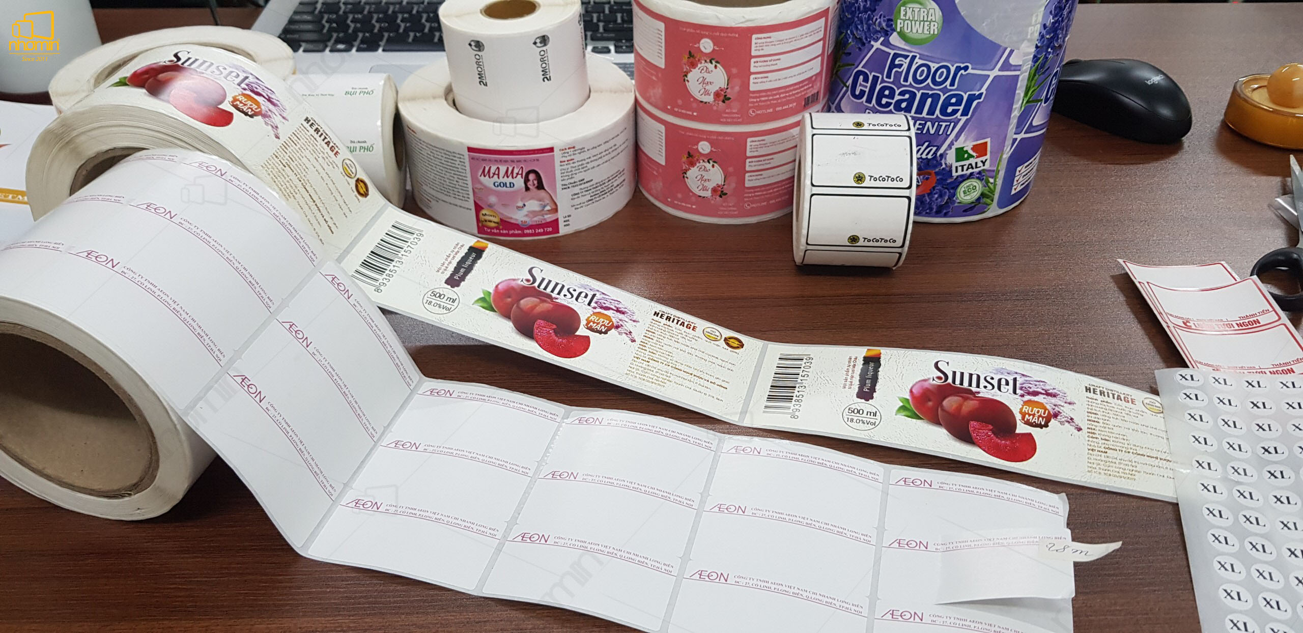 Các yếu tố ảnh hưởng đến độ kết dính của tem nhãn dán