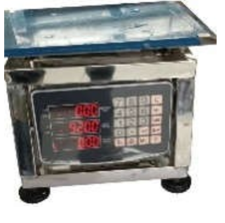 Cân Kệ Tính Giá Inox, Đầu cân vỏ Inox