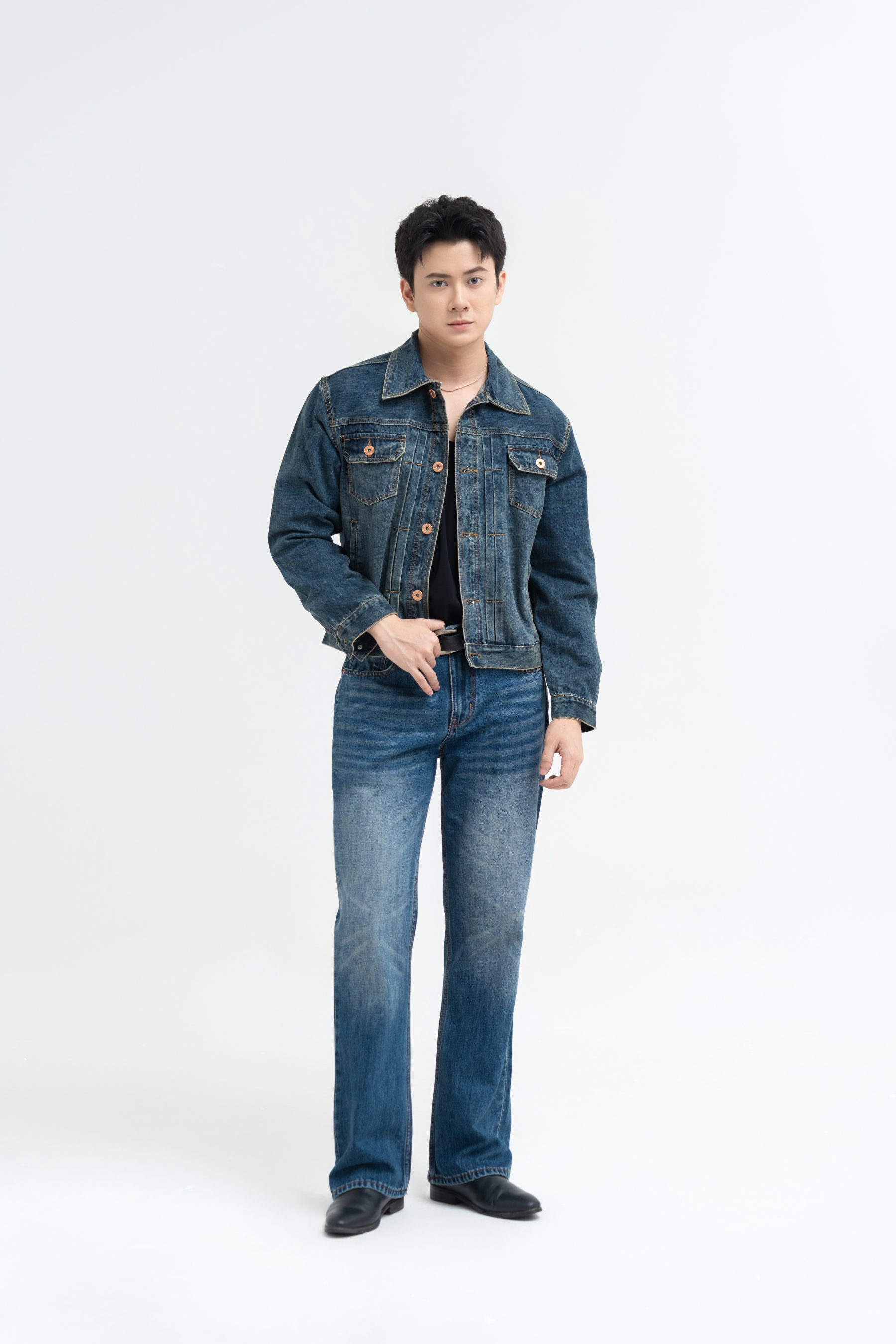CT01- QUẦN JEAN FORM BOOTCUT CẠP THẤP