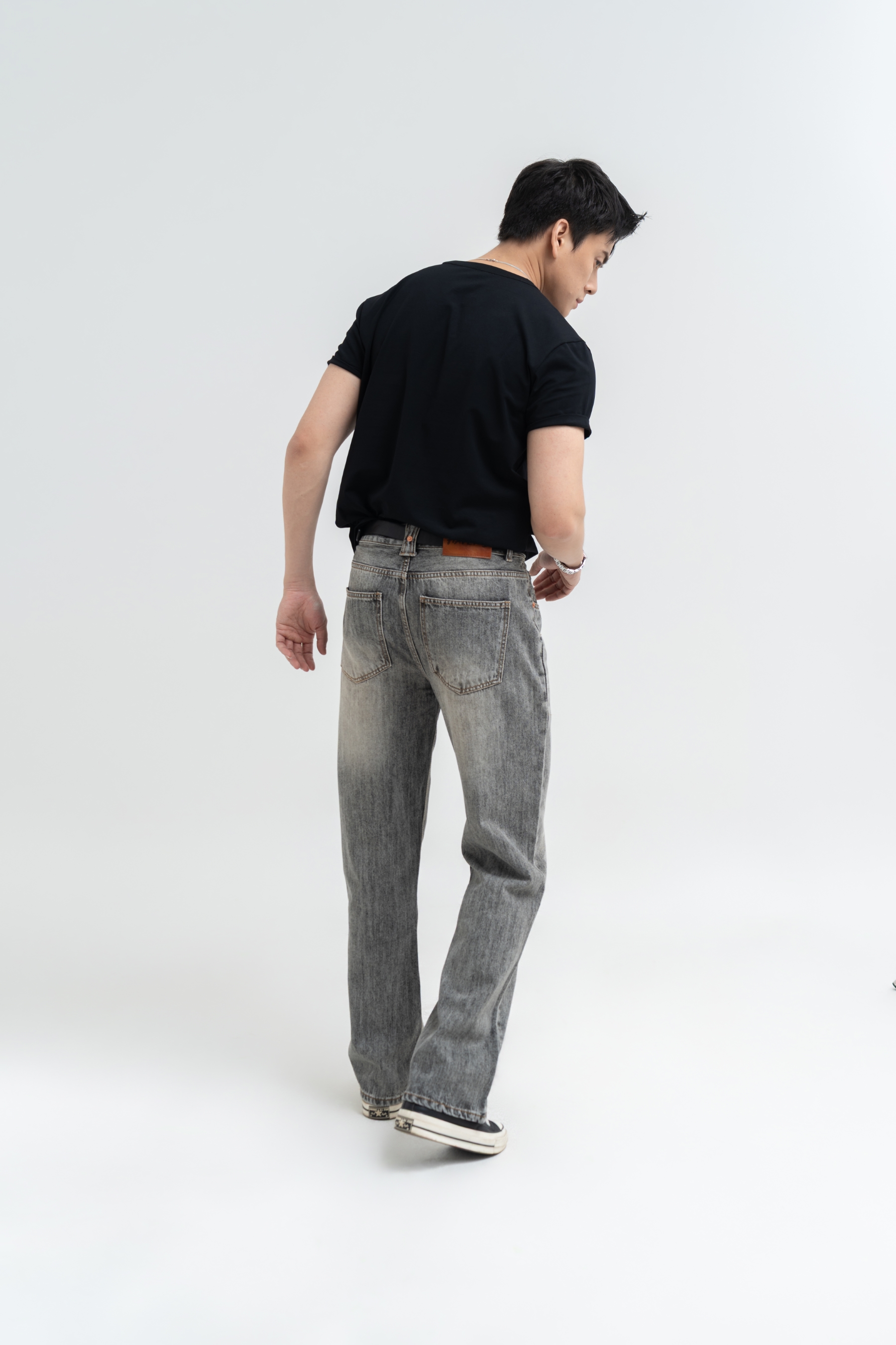 CT01- QUẦN JEAN FORM BOOTCUT CẠP THẤP