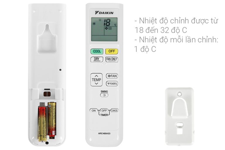 Điều hòa Daikin 12000 BTU 1 chiều cơ FTF35XAV1V