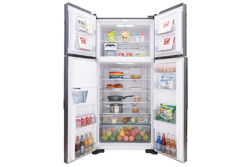 Tủ lạnh Hitachi Inverter 540 lít R-FW690PGV7 (GBK - Đen) Chính hãng