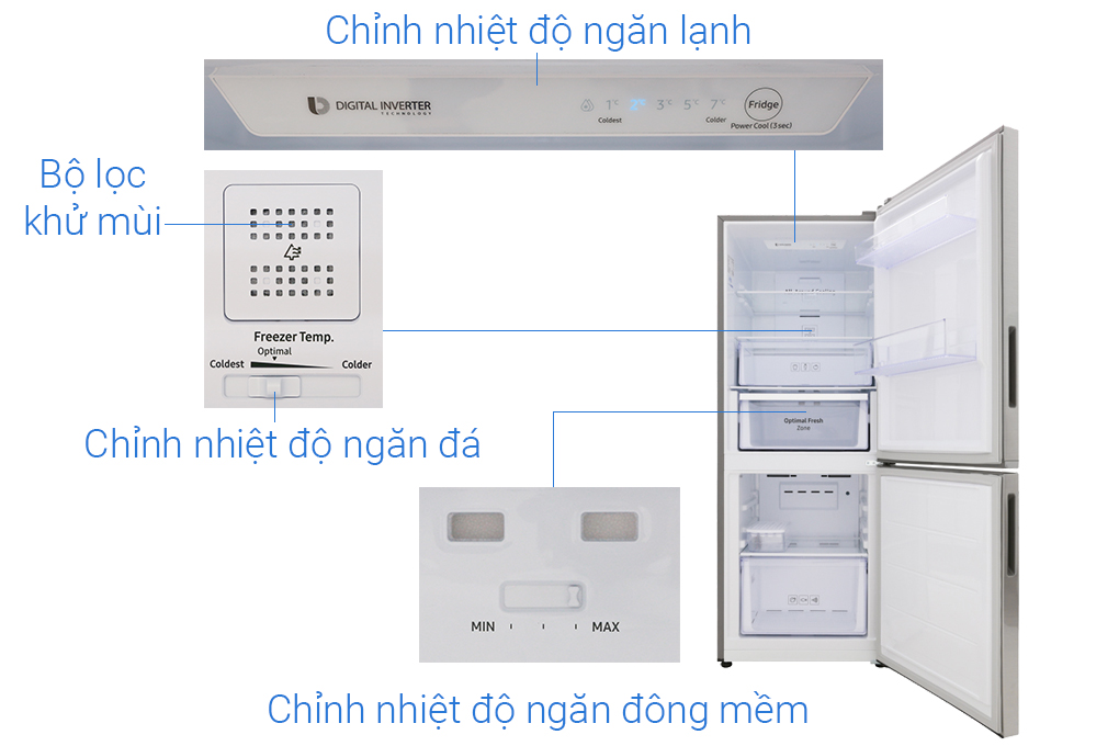 Tủ Lạnh Samsung Inverter 280 lít RB27N4010S8/SV - Chính hãng