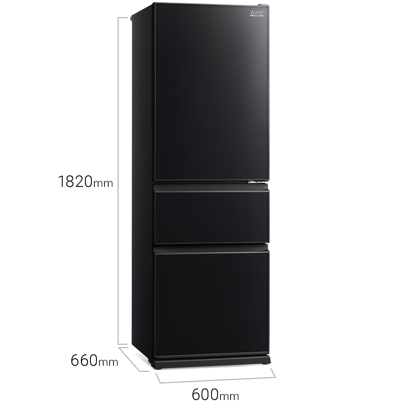 Tủ Lạnh Mitsubishi Inverter 365 lít MR-CGX46EN-GBK-V - Chính hãng