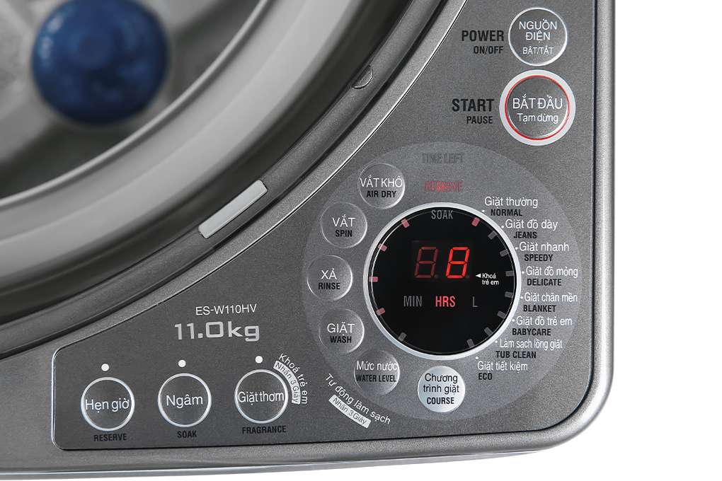 Máy giặt Sharp ES-W110HV-H lồng đứng 11 kg - Chính hãng