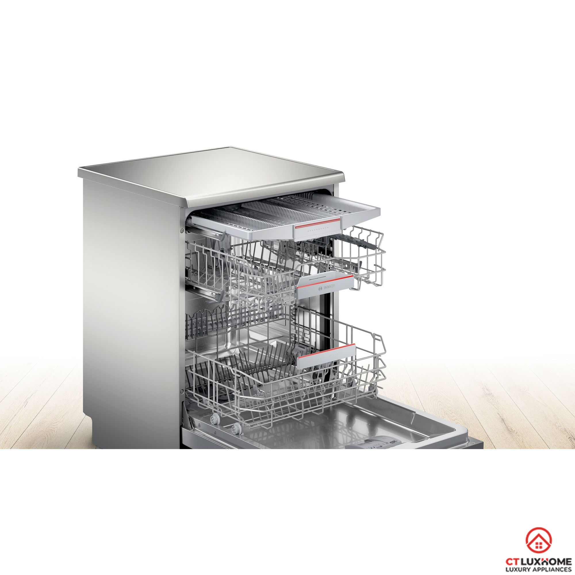 MÁY RỬA BÁT BOSCH ĐỘC LẬP SERIE 4 SMS4HCI48E 14 BỘ