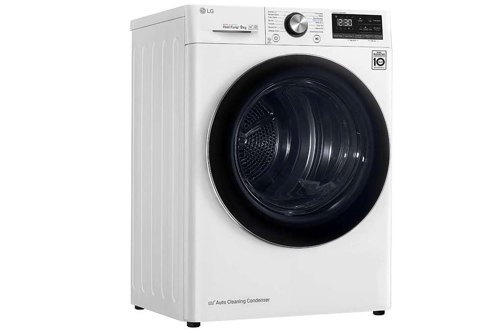 Máy sấy bơm nhiệt LG 9kg DVHP09W