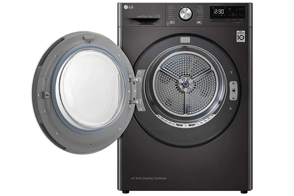 Máy sấy bơm nhiệt LG 9kg DVHP09B